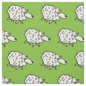 Tissu Conceptions de moutons dans un motif sur un (Échantillon)