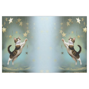 Tissu Conceptions de tissus artistiques Chat