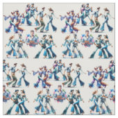 Tissu Concours de danse avec le juge (Échantillon)