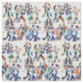 Tissu Concours de danse avec le juge (Échantillon)