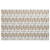 Tissu Cône de crème glacée chocolatée personnalisée (Fat Quarter)