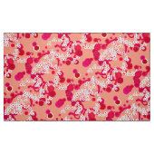 Tissu Confetti Abstrait moderne Print, Coral et Fuchsia (Fat Quarter)