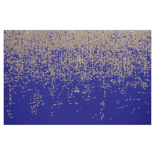 Tissu Confettis d'Ombre de gradient de bleu de cobalt de (Yard)