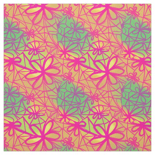 Tissu Connexion des fleurs (Échantillon)