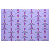 Tissu Conscience de mucoviscidose avec des cygnes (Fat Quarter)