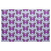 Tissu Conscience de mucoviscidose avec le papillon de (Fat Quarter)