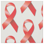Tissu Conscience rouge de SIDA de ruban (Fermer)