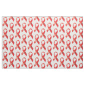 Tissu Conscience rouge de SIDA de ruban (Fat Quarter)