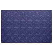 Tissu Constellation Coma Berenices de l'hémisphère Nord (Fat Quarter)