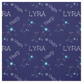 Tissu Constellation de l'hémisphère Nord Lyra (Échantillon)