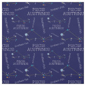 Tissu Constellation de l'hémisphère Sud Piscis Austrinus (Échantillon)