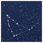 Tissu Constellations de zodiaque avec un ciel étoilé (Fermer)