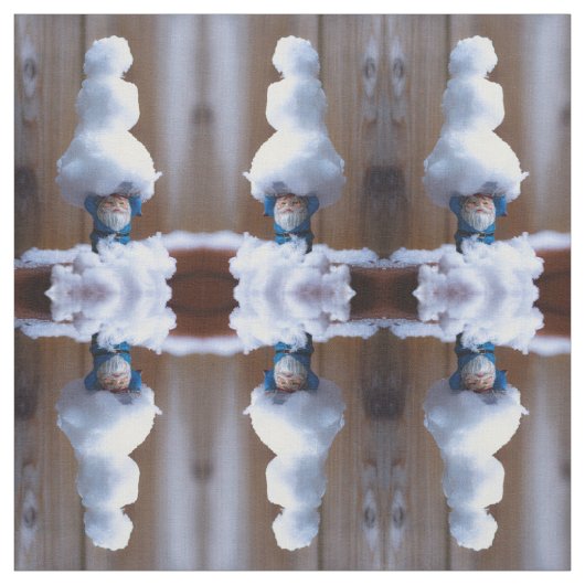 Tissu Construction d'un Snowman V (Échantillon)