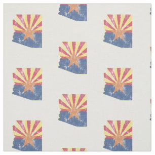 Tissu Contour vintage de pays du pavillon de l'Arizona
