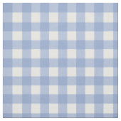 Tissu Contrôle bleu et blanc de sérénité de guingan (Échantillon)