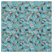 Tissu Cookie Monster | Nom Nom Nom Nom Motif (Échantillon)