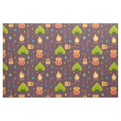 Tissu Cool Camping Motif Outdoorsdesign (Fat Quarter)