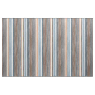 Tissu Cool Chic Brown Bleu Aquarelle Bleu Grille Motif