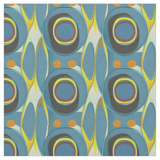 Tissu Cool Mid-Century moderne Abstrait (Fermer)