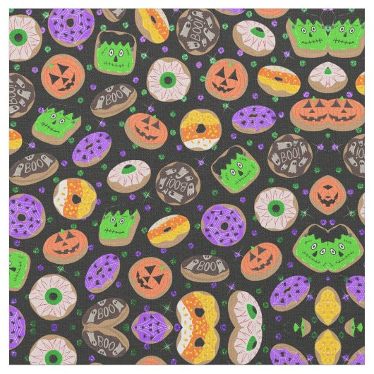 Tissu Cool Parties scintillant mignonne Confetti Donuts (Fermer)