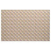 Tissu Cool Retro Mod Motif du milieu du siècle (Yard)
