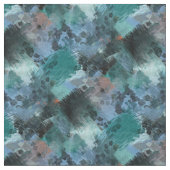 Tissu Cool Turquoise vert violet bleu gris Abstrait Moti (Fermer)