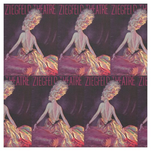 Tissu Copie 1927 de couverture de programme de théâtre (Échantillon)