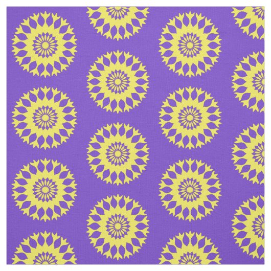 Tissu Copie abstraite audacieuse de motif de mandala (Échantillon)