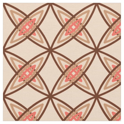 Tissu Copie atomique moderne de la moitié du siècle - (Fermer)