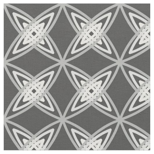 Tissu Copie atomique moderne de la moitié du siècle - (Fermer)