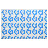 Tissu Copie bleue de fleur de ketmie (Fat Quarter)
