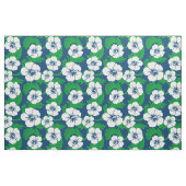 Tissu Copie bleue florale de ketmie hawaïenne tropicale (Fat Quarter)