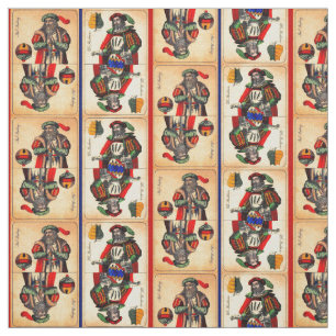 Tissu Copie de cartes du 19ème siècle de tarot