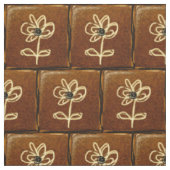 Tissu Copie de coton carrelée (Échantillon)