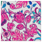 Tissu Copie de jacinthe de William Morris, rose de (Fermer)