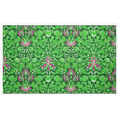 Tissu Copie de jacinthe de William Morris, vert de chaux (Fat Quarter)