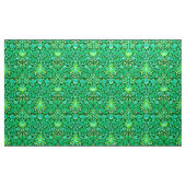 Tissu Copie de jacinthe de William Morris, vert vert (Yard)