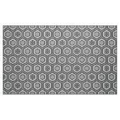 Tissu Copie de kimono, gris hexagonal/gris et blanc (Fat Quarter)