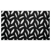 Tissu Copie de plume blanche sur le noir (Fat Quarter)