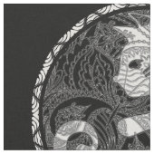 Tissu Copie de Yin Yang Paisley de chat (Fermer)