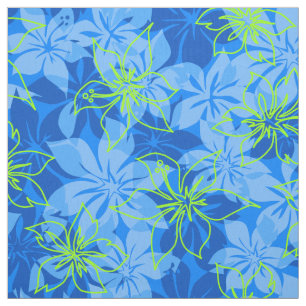 Tissu Copie hawaïenne de chemise de Camo de ketmie