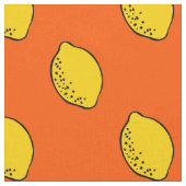 Tissu : Copie orange et jaune de citron (Fermer)