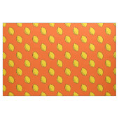 Tissu : Copie orange et jaune de citron (Fat Quarter)