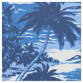 Tissu Copie pittoresque d'île hawaïenne de baie de (fermé)