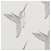 Tissu Copie planante de colibris (Fermer)