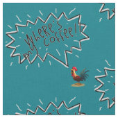 Tissu Coq de café (Fermer)