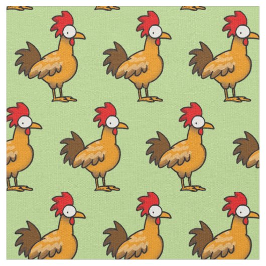 Tissu coq de poulet d'asile de fous (Fermer)