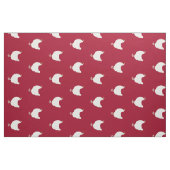 Tissu Coqs blancs sur l'Arrière - plan rouge (Fat Quarter)