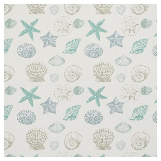 Tissu Coques de mer (Échantillon)