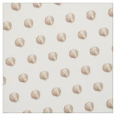 Tissu Coquillage rose et crème (Échantillon)